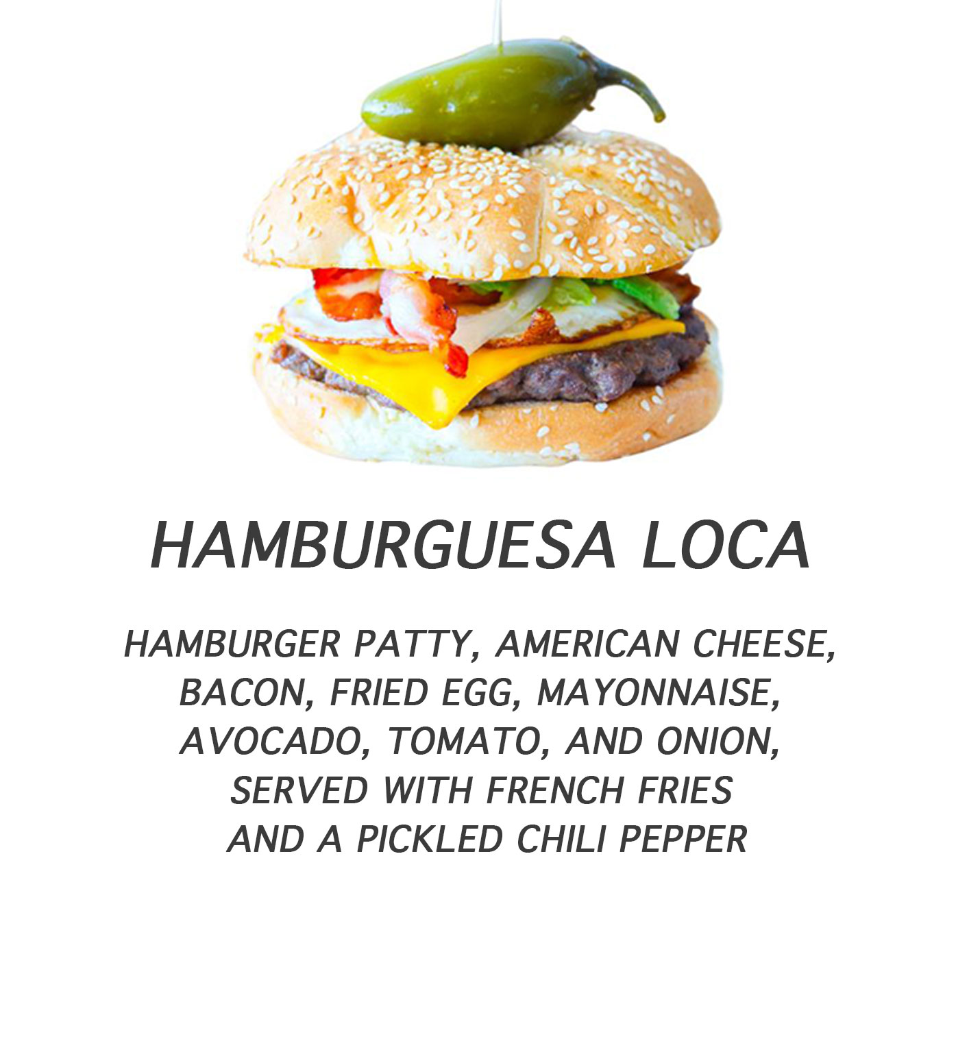 Hamburguesa Loca